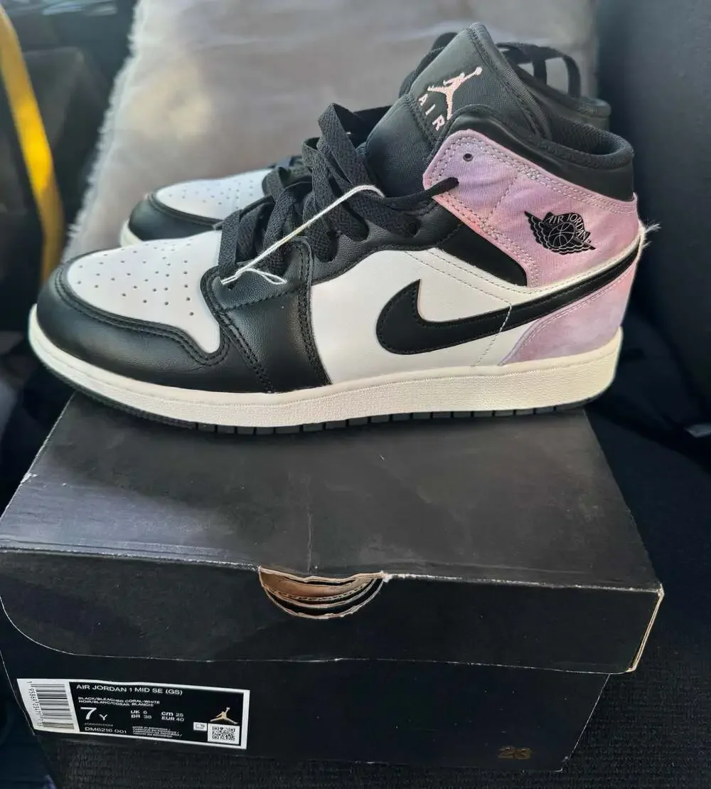 Nike Air Jordan 1 Mid SE Zen Master DM6216-001 GS US Size 7Y